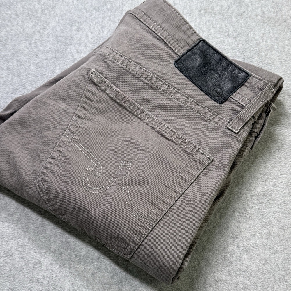 Adriano Goldschmied AG‎ Jeans Mens 34x34 Gray Matchbox Slim Straight
